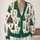 Christmas Tree And Ornament Holiday Style For Festive Gatherings And Winter Days All-over Print Knitted Cardigan - 2
