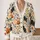 Black Cat Pumpkin Halloween Fall Layers for Spooky Casual Women and Autumn Gatherings All-over Print Knitted Cardigan - 2