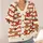 Festive Hot Cocoa Gingerbread Holiday Style for Cozy Winter Gatherings for Women All-over Print Knitted Cardigan - 4