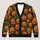 Jack-O'-Lantern Pumpkin Halloween Orange Autumn Spooky Style for Holiday Parties All-over Print Knitted Cardigan - 1