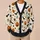Pumpkin Eyeballs and Bats for Halloween Gatherings and Cozy Autumn Layering Women All-over Print Knitted Cardigan - 6