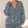 Vintage Botanical Bows for Everyday Layering and Romantic Weekend Style for Women All-over Print Knitted Cardigan - 4