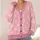 Pink Snowflake Polka Dot Winter Style For Cozy Everyday Layering Gift For Mom Friends All-over Print Knitted Cardigan - 4