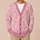 Pink Snowflake Polka Dot Winter Style For Cozy Everyday Layering Gift For Mom Friends All-over Print Knitted Cardigan - 6