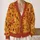 Autumn Botanical Foliage For Cozy Fall Layering And Everyday Women's Casual Style All-over Print Knitted Cardigan - 2