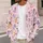 Pastel Poodle Companions for Playful Everyday Layering and Springtime City Strolls All-over Print Knitted Cardigan - 5