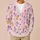 Pastel Poodle Companions for Playful Everyday Layering and Springtime City Strolls All-over Print Knitted Cardigan - 6