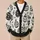 Monochrome Holiday Ornaments for Cozy Winter Gatherings and Everyday Layering Style All-over Print Knitted Cardigan - 6