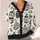 Monochrome Holiday Ornaments for Cozy Winter Gatherings and Everyday Layering Style All-over Print Knitted Cardigan - 4