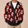 Playing Card Hearts And Spades Style For Game Nights And Casual Weekend Layering At Home All-over Print Knitted Cardigan - 6