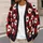 Playing Card Hearts And Spades Style For Game Nights And Casual Weekend Layering At Home All-over Print Knitted Cardigan - 5