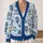 Hot Air Balloons, Zebras And Giraffes For Whimsical Spring Everyday Layering Women All-over Print Knitted Cardigan - 2
