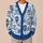 Hot Air Balloons, Zebras And Giraffes For Whimsical Spring Everyday Layering Women All-over Print Knitted Cardigan - 6