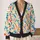 Colorful Retro Dots And Dashes For Cheerful Everyday Layering, Women’s Casual Style All-over Print Knitted Cardigan - 2