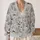 Snowy Cabin Forest with Bare Trees for Cozy Holiday Layering Women's Winter Style All-over Print Knitted Cardigan - 2