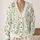 Mint Bunny Meadow Florals For Spring Layering, Easter Gatherings And Casual Weekends All-over Print Knitted Cardigan - 2