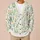 Mint Bunny Meadow Florals For Spring Layering, Easter Gatherings And Casual Weekends All-over Print Knitted Cardigan - 6