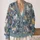 Cute Cat And Dog Motifs For Cozy Everyday Layering, Women's Casual Animal Lover Style All-over Print Knitted Cardigan - 2