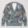 Cute Cat And Dog Motifs For Cozy Everyday Layering, Women's Casual Animal Lover Style All-over Print Knitted Cardigan - 1