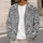 Monochrome Floral Damask Motifs for Elegant Autumn Layering and Everyday Women's Wear All-over Print Knitted Cardigan - 5