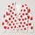 Red Lollipop Motifs for Sweet Everyday Layering and Party Outings, All-Season Style All-over Print Knitted Cardigan - 1
