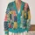 Vibrant Floral Patchwork Blooms for Cozy Fall Layering and Everyday Casual Style for Women All-over Print Knitted Cardigan - 2