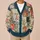 Floral Patchwork Blooms For Relaxed Autumn Outings And Everyday Layering Style Ensemble All-over Print Knitted Cardigan - 6