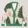 Pastel Christmas Tree Holiday Celebration Botanical Style Women's Seasonal Gift Idea All-over Print Knitted Cardigan - 1
