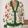 Christmas Stockings and Evergreen Branches for Festive Winter Gatherings, Women's Holiday All-over Print Knitted Cardigan - 2