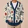 Nutcracker Soldiers And Pine Sprigs For Holiday Celebrations And Winter Layering All-over Print Knitted Cardigan - 6