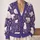Polar Bear Winter Foliage for Cozy Arctic Layering, Gifts for Wildlife-Loving Moms All-over Print Knitted Cardigan - 2
