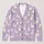 White Rabbit Easter Motifs for Spring Layering, Women’s Pastel Holiday Style All-over Print Knitted Cardigan - 1