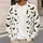 Black Bat And Golden Star Night Sky Motif For Halloween Layering, Women’s Casual Style All-over Print Knitted Cardigan - 5