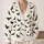 Black Bat And Golden Star Night Sky Motif For Halloween Layering, Women’s Casual Style All-over Print Knitted Cardigan - 2
