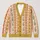 Vintage Floral Stripe Motif For Relaxed Everyday Layering And Bohemian Office Style All-over Print Knitted Cardigan - 1