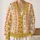 Vintage Floral Stripe Motif For Relaxed Everyday Layering And Bohemian Office Style All-over Print Knitted Cardigan - 2