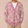 Pink Snowflakes And Polka Dots For Cozy Winter Celebrations And Holiday Gatherings All-over Print Knitted Cardigan - 6