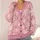 Pink Snowflakes And Polka Dots For Cozy Winter Celebrations And Holiday Gatherings All-over Print Knitted Cardigan - 4
