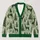 Green Deer Christmas Trees Snowflake Holiday Style for Women and Festive Gatherings All-over Print Knitted Cardigan - 1