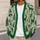 Green Deer Christmas Trees Snowflake Holiday Style for Women and Festive Gatherings All-over Print Knitted Cardigan - 5
