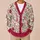 Red Floral Ornament Holiday Layering For Cozy Autumn Gatherings And Winter Weekends All-over Print Knitted Cardigan - 6