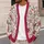 Red Floral Ornament Holiday Layering For Cozy Autumn Gatherings And Winter Weekends All-over Print Knitted Cardigan - 5