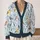 Hand-Drawn Songbirds and Feathers for Cozy Everyday Layering and Nature-Loving Women All-over Print Knitted Cardigan - 2