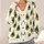 Festive Evergreen Trees With Colorful Ornaments For Christmas Parties And Cozy Layering All-over Print Knitted Cardigan - 4