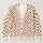 Red Green Polka Dot Everyday Layering Style For Women Spring Autumn Weekend Casual Wear All-over Print Knitted Cardigan - 1