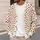 Red Green Polka Dot Everyday Layering Style For Women Spring Autumn Weekend Casual Wear All-over Print Knitted Cardigan - 5