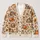 Autumn Pumpkin Cottage Harvest Motifs for Thanksgiving Gatherings and Cozy Layering All-over Print Knitted Cardigan - 1
