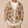 Autumn Pumpkin Cottage Harvest Motifs for Thanksgiving Gatherings and Cozy Layering All-over Print Knitted Cardigan - 6