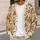 Pumpkin Vine Harvest Motifs for Cozy Autumn Gatherings and Everyday Layering for Women All-over Print Knitted Cardigan - 5
