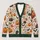 Halloween Pumpkin Bats And Autumn Leaves For Festive Fall Layering Women's Style All-over Print Knitted Cardigan - 1